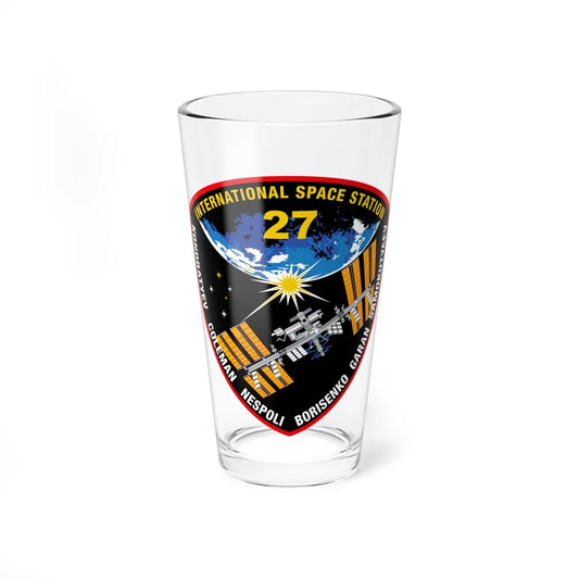 ISS Expedition 27 (NASA) Pint Glass 16oz-16oz-Go Mug Yourself