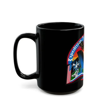 ISS Expedition 3 (NASA) Black Coffee Mug-Go Mug Yourself