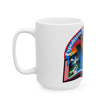 ISS Expedition 3 (NASA) White Coffee Mug-Go Mug Yourself