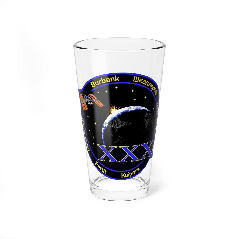 ISS Expedition 30 (NASA) Pint Glass 16oz-16oz-Go Mug Yourself