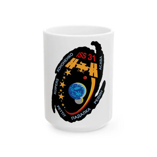 ISS Expedition 31 (NASA) White Coffee Mug 15oz - Go Mug Yourself