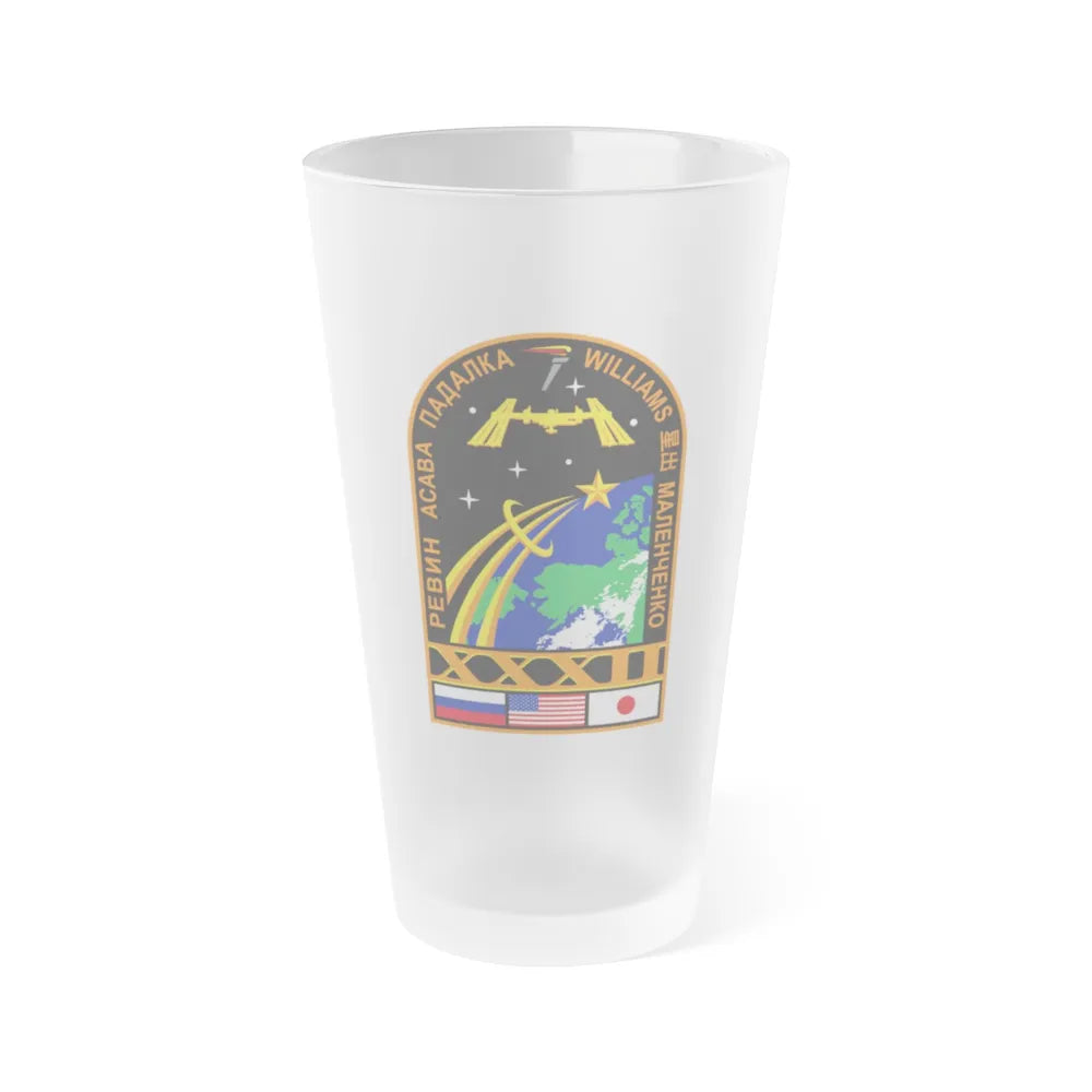 ISS Expedition 32 (NASA) Frosted Pint Glass 16oz-Go Mug Yourself