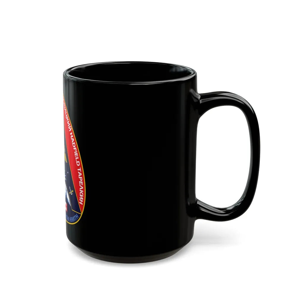 ISS Expedition 34 (NASA) Black Coffee Mug-Go Mug Yourself