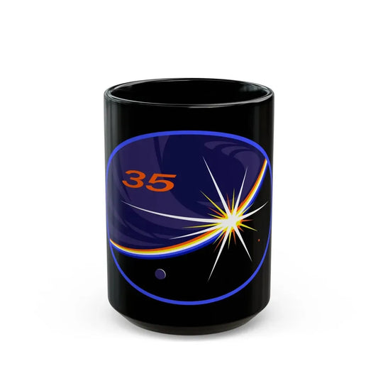 ISS Expedition 35 (NASA) Black Coffee Mug 15oz - Go Mug Yourself