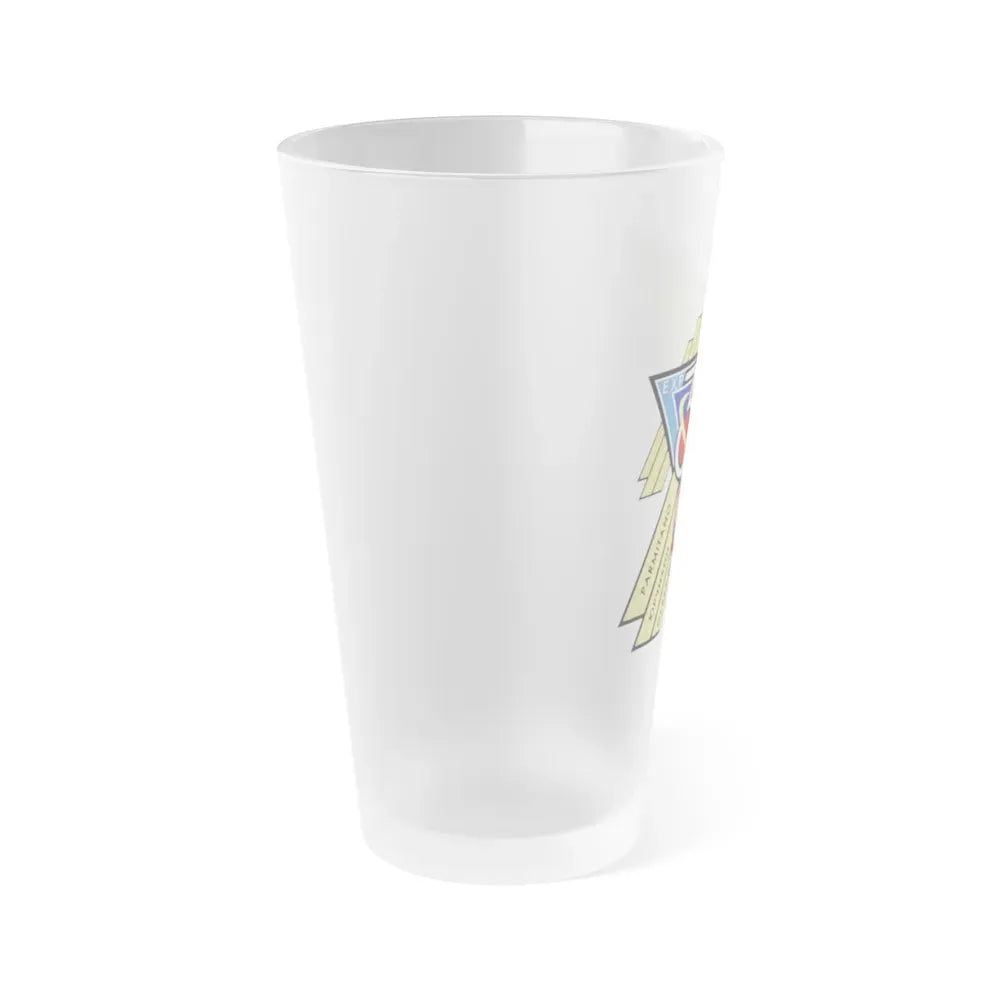 ISS Expedition 36 (NASA) Frosted Pint Glass 16oz - Go Mug Yourself