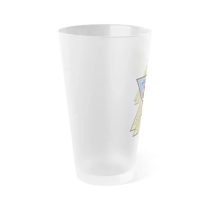 ISS Expedition 36 (NASA) Frosted Pint Glass 16oz - Go Mug Yourself
