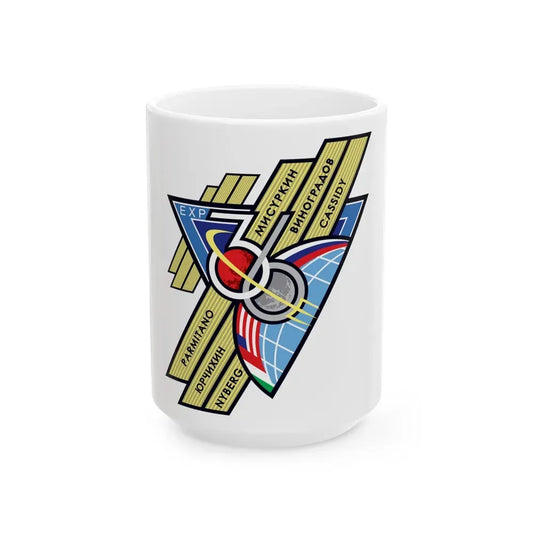 ISS Expedition 36 (NASA) White Coffee Mug 15oz - Go Mug Yourself