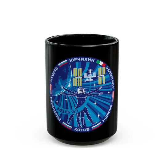 ISS Expedition 37 (NASA) Black Coffee Mug-15oz-Go Mug Yourself