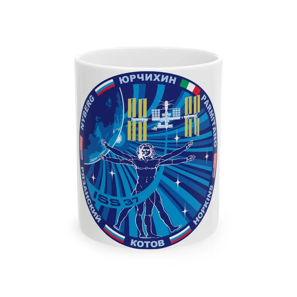 ISS Expedition 37 (NASA) White Coffee Mug-11oz-Go Mug Yourself