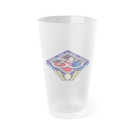 ISS Expedition 38 (NASA) Frosted Pint Glass 16oz Default Title - Go Mug Yourself