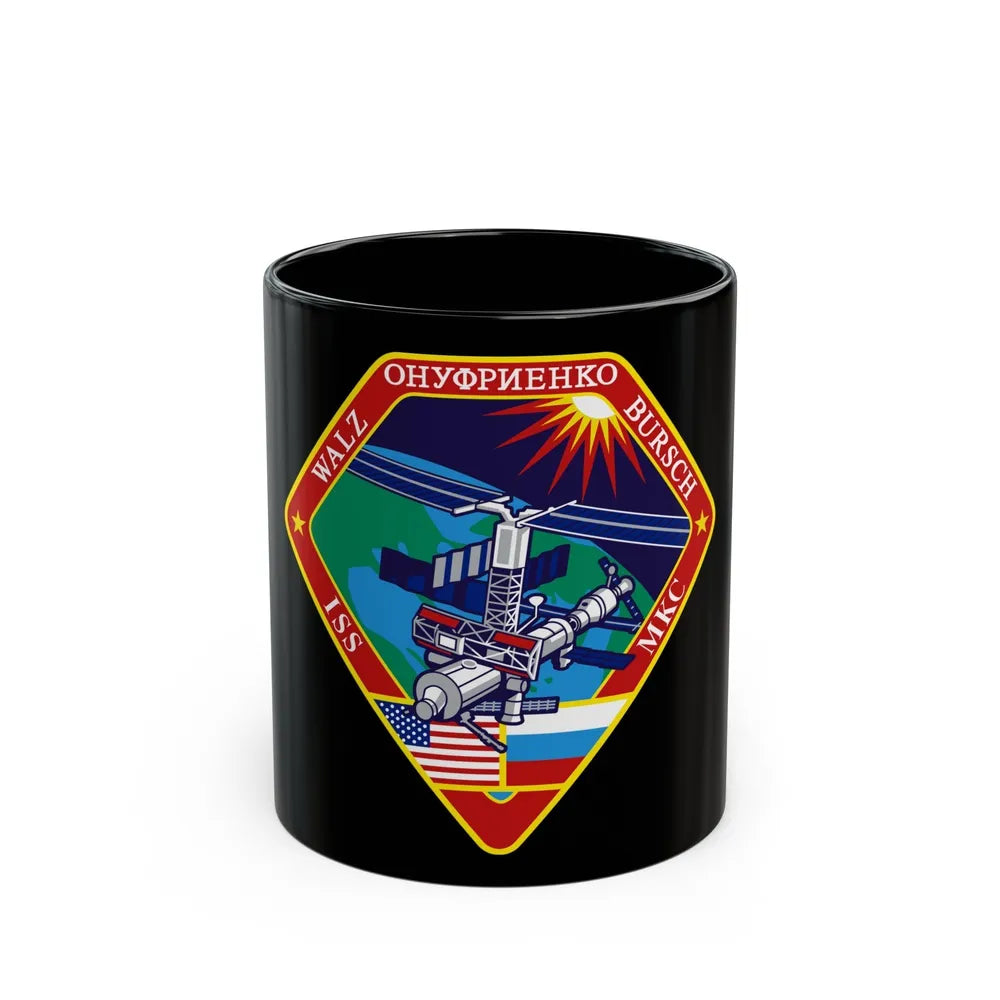 ISS Expedition 4 (NASA) Black Coffee Mug-11oz-Go Mug Yourself