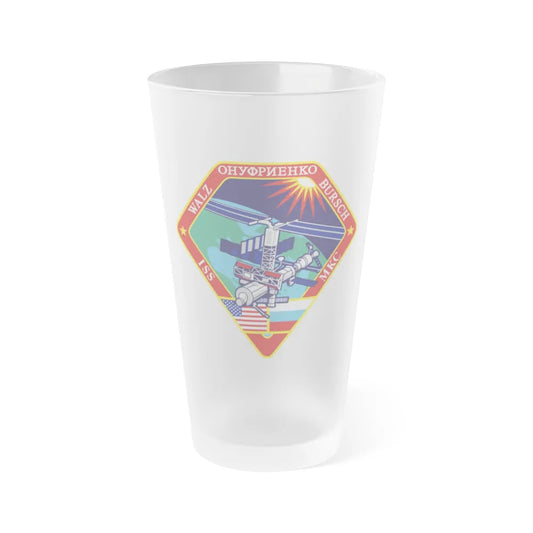 ISS Expedition 4 (NASA) Frosted Pint Glass 16oz-Go Mug Yourself