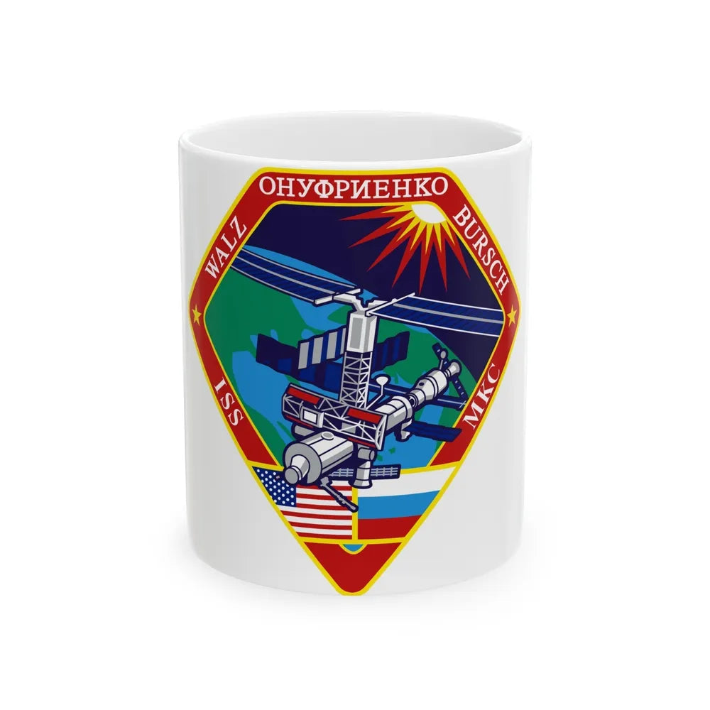 ISS Expedition 4 (NASA) White Coffee Mug-11oz-Go Mug Yourself