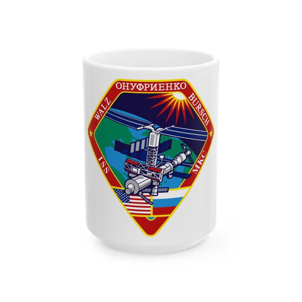 ISS Expedition 4 (NASA) White Coffee Mug-15oz-Go Mug Yourself