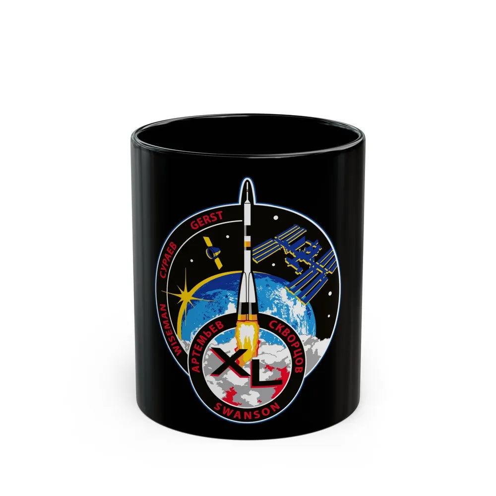 ISS Expedition 40 (NASA) Black Coffee Mug-11oz-Go Mug Yourself