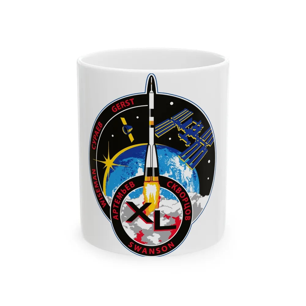 ISS Expedition 40 (NASA) White Coffee Mug-11oz-Go Mug Yourself