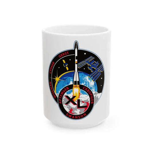 ISS Expedition 40 (NASA) White Coffee Mug 15oz - Go Mug Yourself