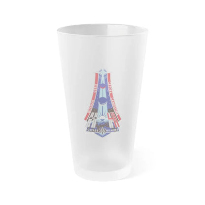ISS Expedition 41 (NASA) Frosted Pint Glass 16oz Default Title - Go Mug Yourself