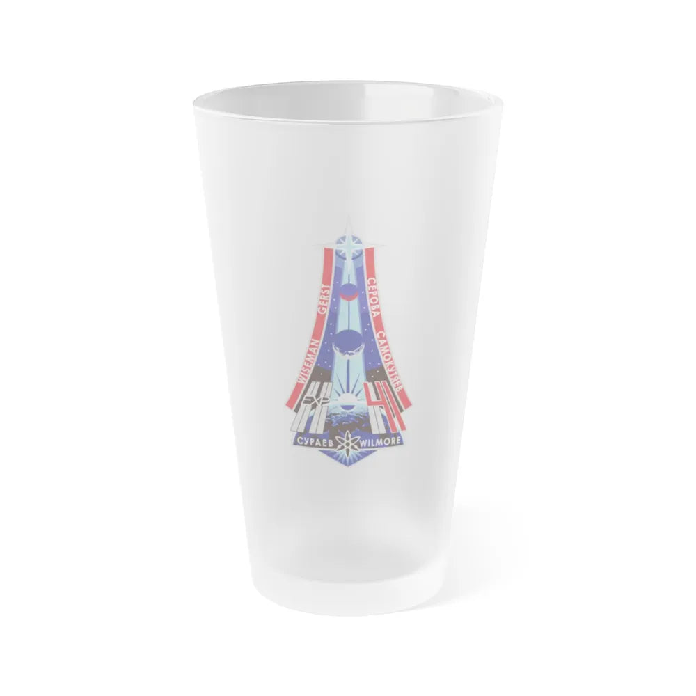 ISS Expedition 41 (NASA) Frosted Pint Glass 16oz-Go Mug Yourself