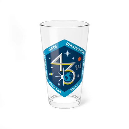 ISS Expedition 43 (NASA) Pint Glass 16oz-16oz-Go Mug Yourself