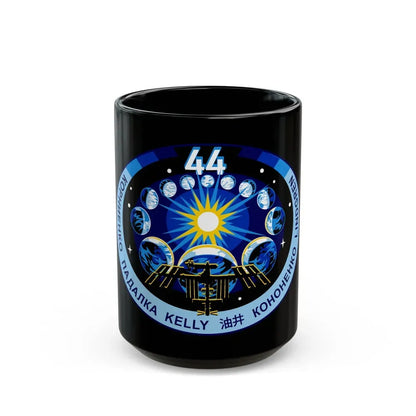 ISS Expedition 44 (NASA) Black Coffee Mug 15oz - Go Mug Yourself