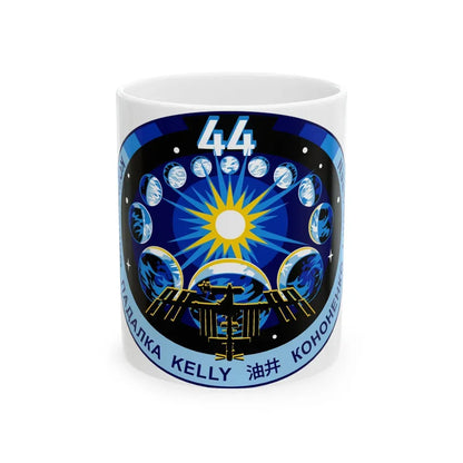 ISS Expedition 44 (NASA) White Coffee Mug 11oz - Go Mug Yourself