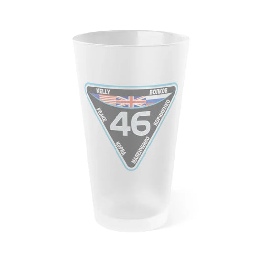 ISS Expedition 46 (NASA) Frosted Pint Glass 16oz Default Title - Go Mug Yourself