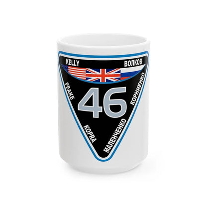 ISS Expedition 46 (NASA) White Coffee Mug-15oz-Go Mug Yourself