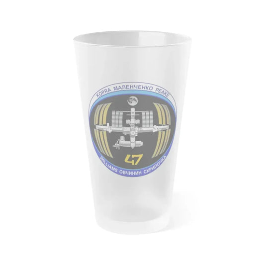 ISS Expedition 47 (NASA) Frosted Pint Glass 16oz Default Title - Go Mug Yourself
