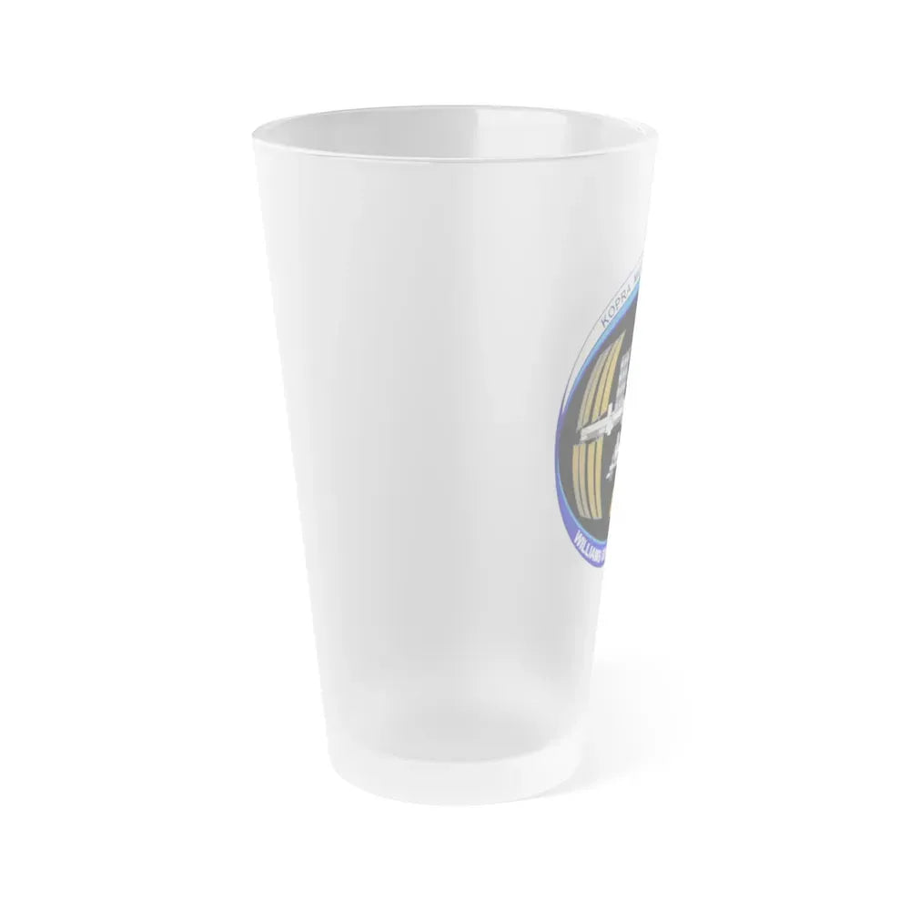 ISS Expedition 47 (NASA) Frosted Pint Glass 16oz - Go Mug Yourself