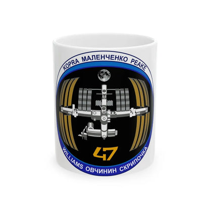 ISS Expedition 47 (NASA) White Coffee Mug-11oz-Go Mug Yourself