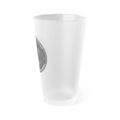 ISS Expedition 48 (NASA) Frosted Pint Glass 16oz - Go Mug Yourself
