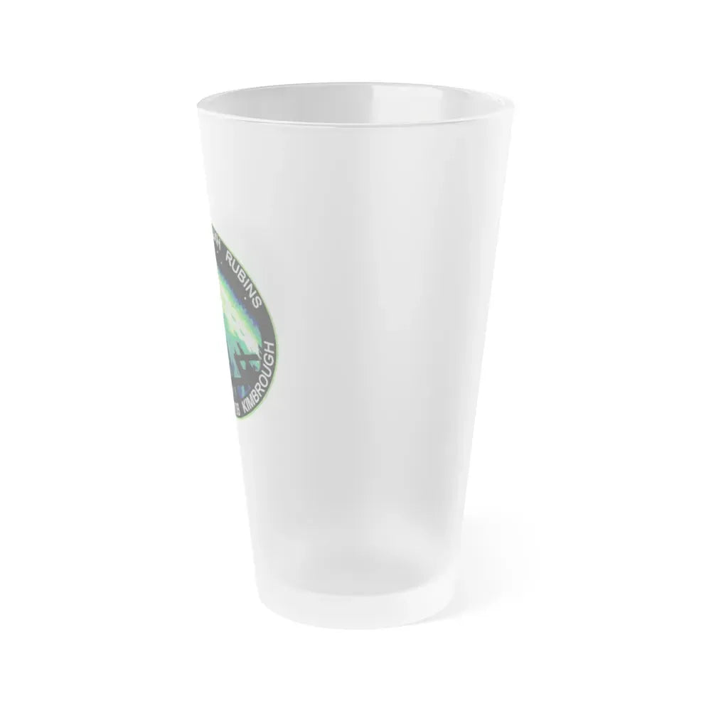 ISS Expedition 49 (NASA) Frosted Pint Glass 16oz - Go Mug Yourself