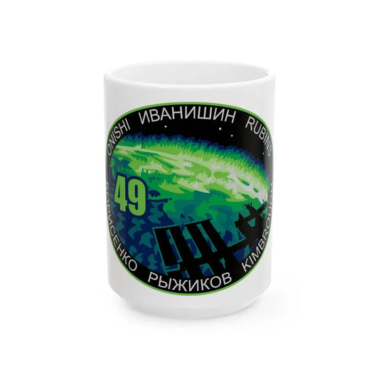 ISS Expedition 49 (NASA) White Coffee Mug 15oz - Go Mug Yourself