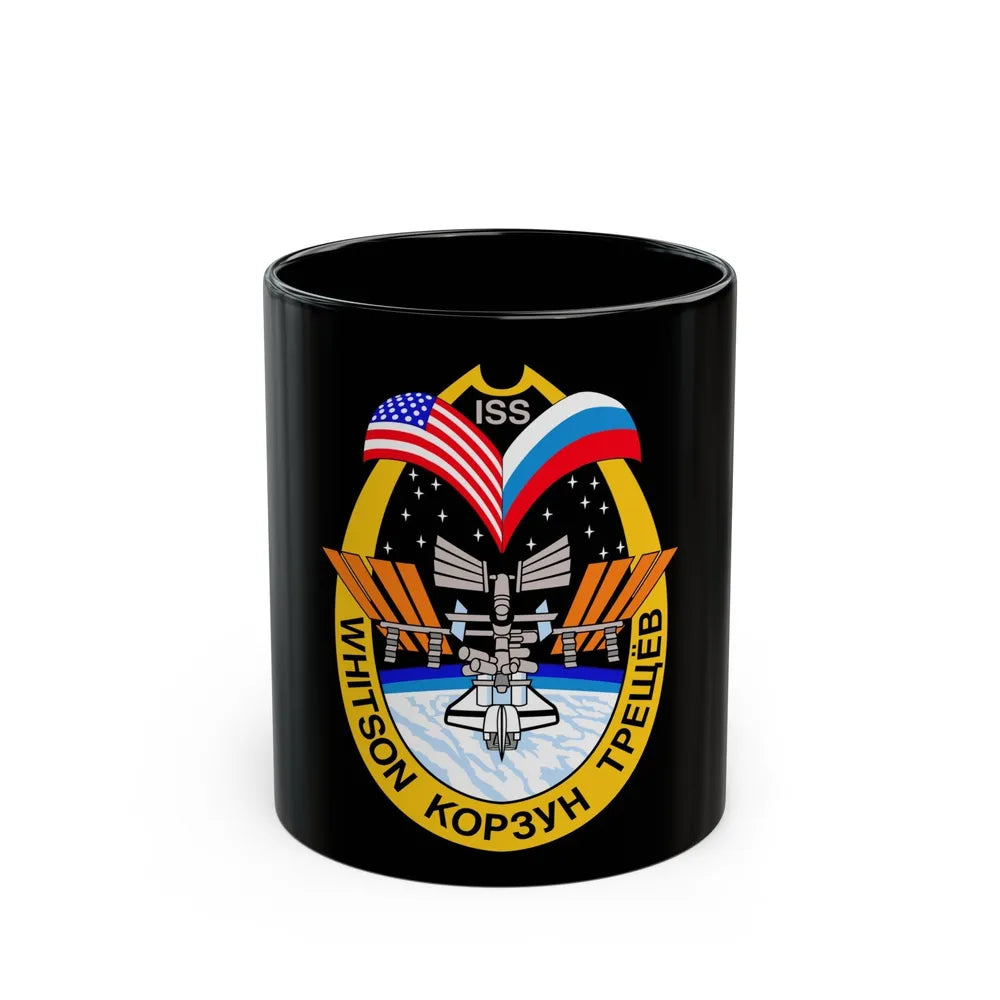 ISS Expedition 5 (NASA) Black Coffee Mug-11oz-Go Mug Yourself