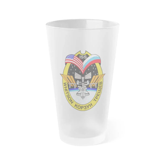 ISS Expedition 5 (NASA) Frosted Pint Glass 16oz Default Title - Go Mug Yourself