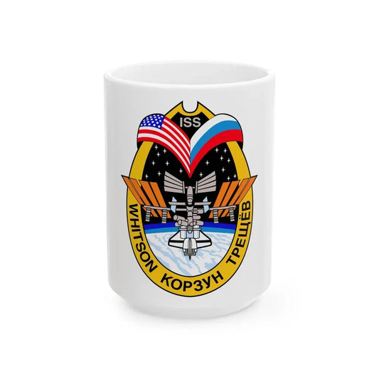 ISS Expedition 5 (NASA) White Coffee Mug 15oz - Go Mug Yourself