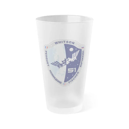 ISS Expedition 51 (NASA) Frosted Pint Glass 16oz Default Title - Go Mug Yourself