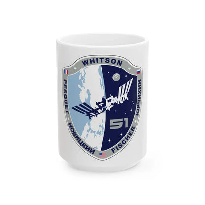 ISS Expedition 51 (NASA) White Coffee Mug 15oz - Go Mug Yourself