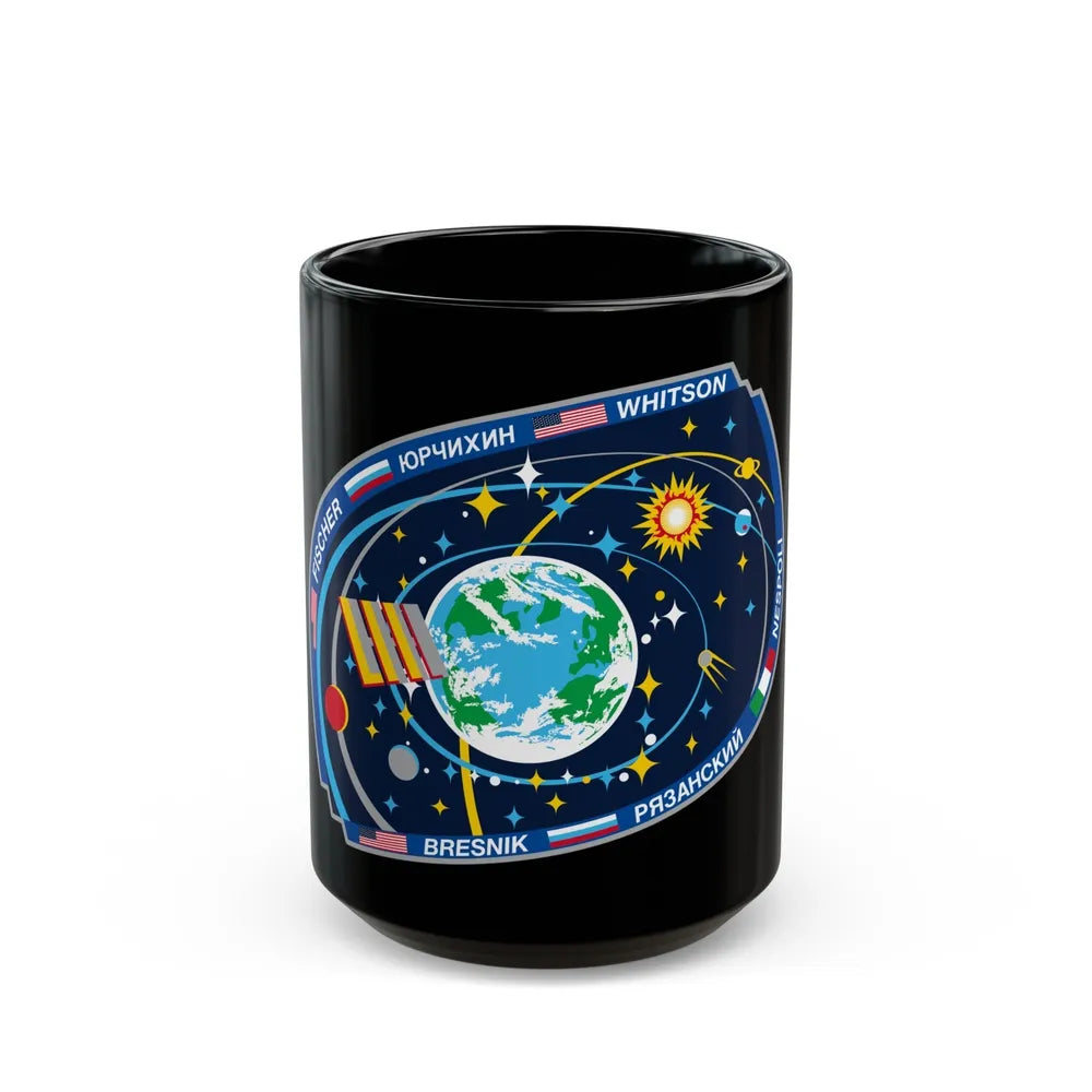 ISS Expedition 52 (NASA) Black Coffee Mug-15oz-Go Mug Yourself