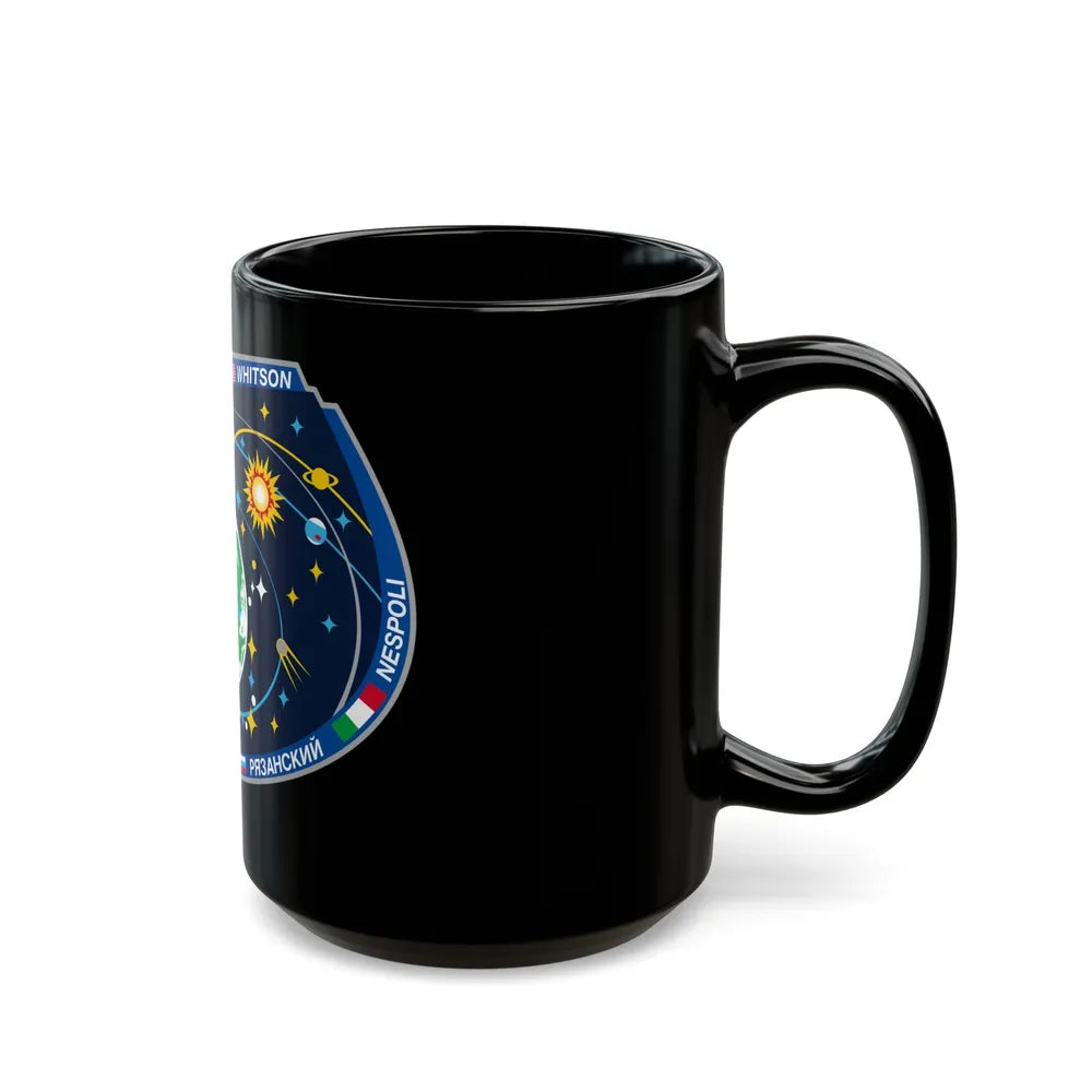 ISS Expedition 52 (NASA) Black Coffee Mug-Go Mug Yourself