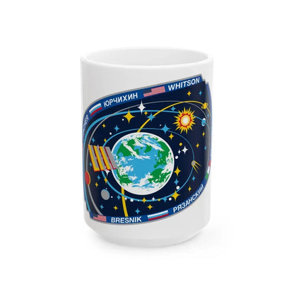 ISS Expedition 52 (NASA) White Coffee Mug 15oz - Go Mug Yourself