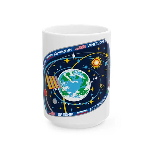 ISS Expedition 52 (NASA) White Coffee Mug 15oz - Go Mug Yourself