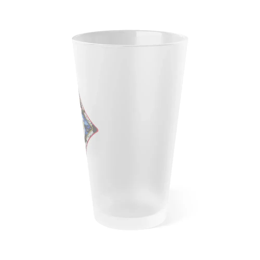 ISS Expedition 53 (NASA) Frosted Pint Glass 16oz - Go Mug Yourself