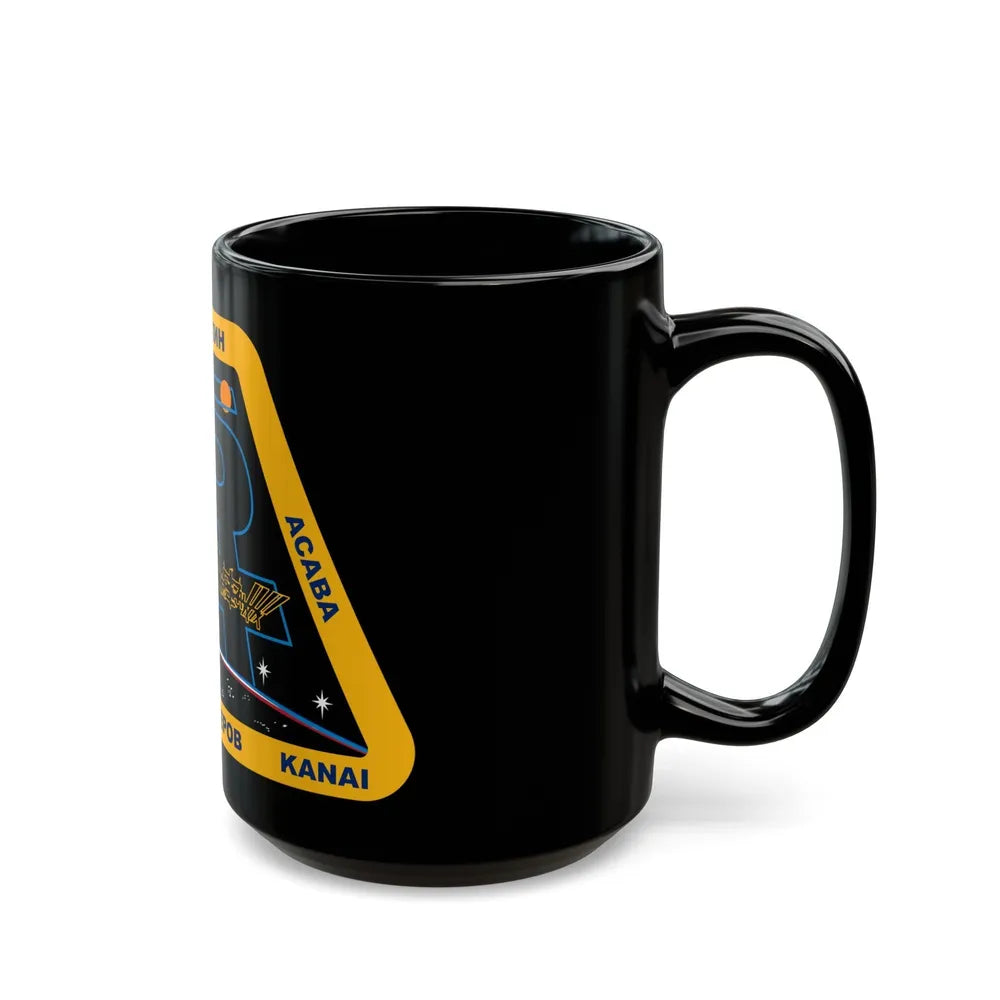 ISS Expedition 54 (NASA) Black Coffee Mug-Go Mug Yourself