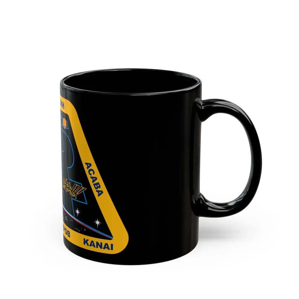 ISS Expedition 54 (NASA) Black Coffee Mug-Go Mug Yourself