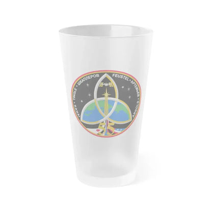 ISS Expedition 55 (NASA) Frosted Pint Glass 16oz Default Title - Go Mug Yourself