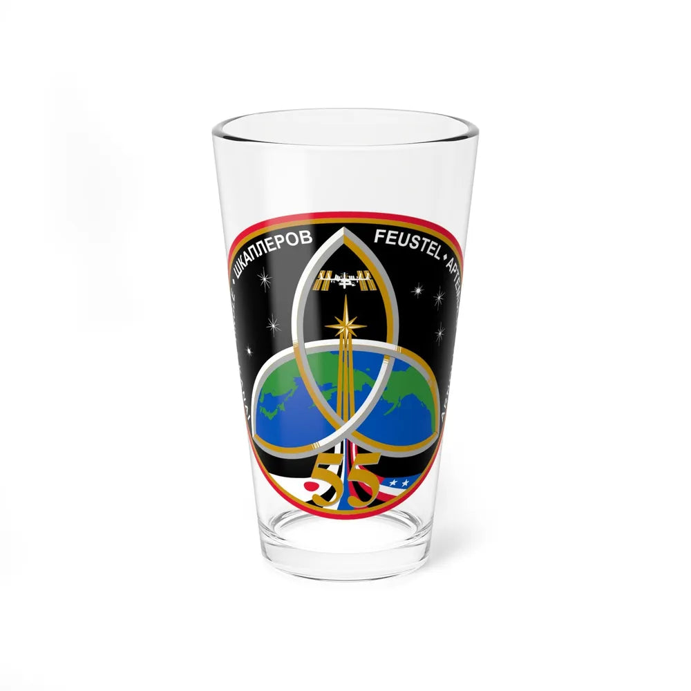 ISS Expedition 55 (NASA) Pint Glass 16oz-16oz-Go Mug Yourself