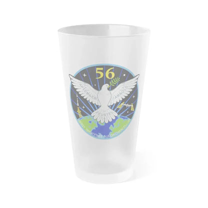 ISS Expedition 56 (NASA) Frosted Pint Glass 16oz Default Title - Go Mug Yourself