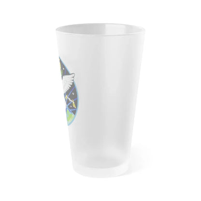 ISS Expedition 56 (NASA) Frosted Pint Glass 16oz - Go Mug Yourself